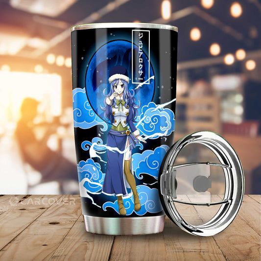 Juvia Tumbler Cup Custom Anime Fairy Tail Car Accessories - Gearcarcover - 1