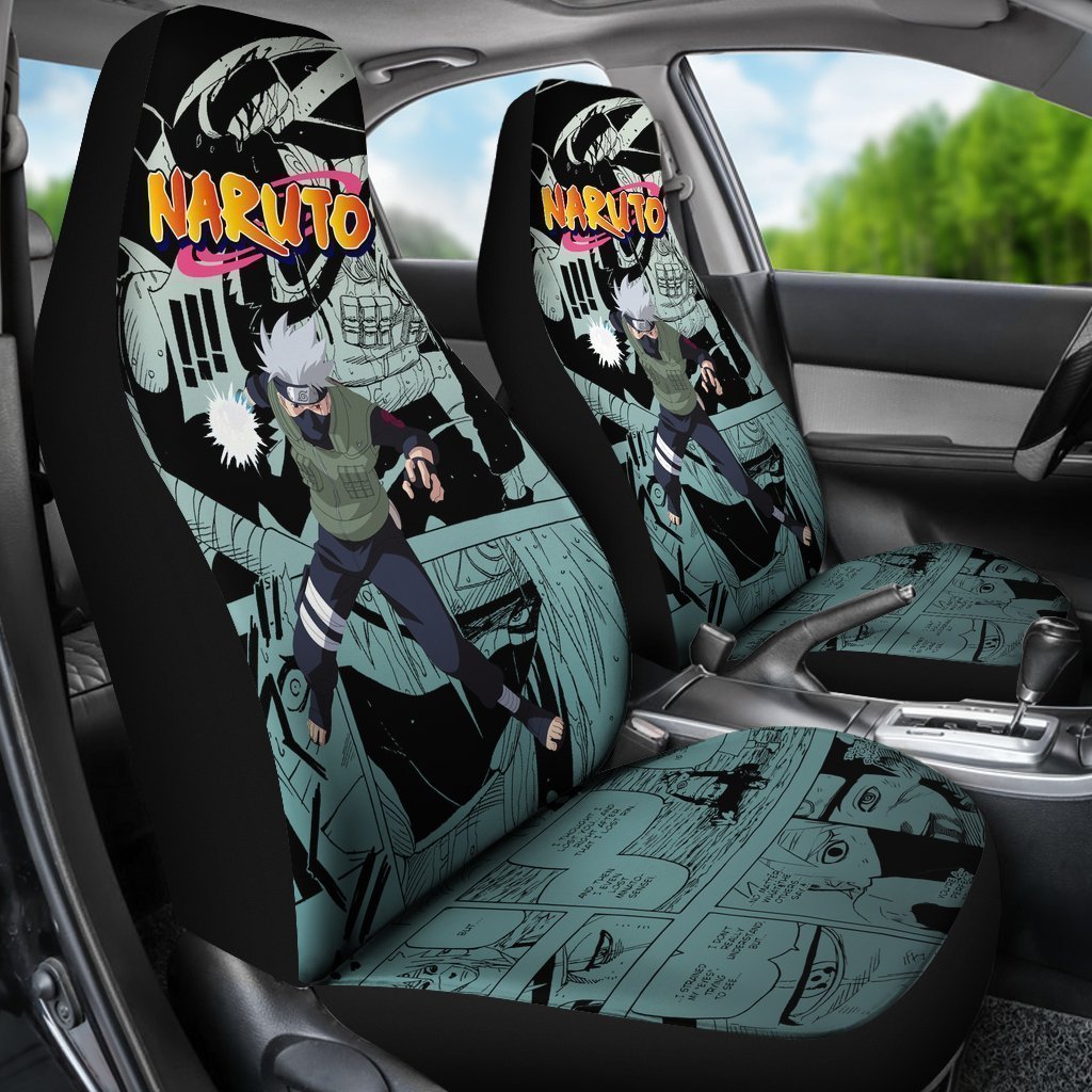 Kakashi Car Seat Covers Custom Manga Anime Car Accessories - Gearcarcover - 3