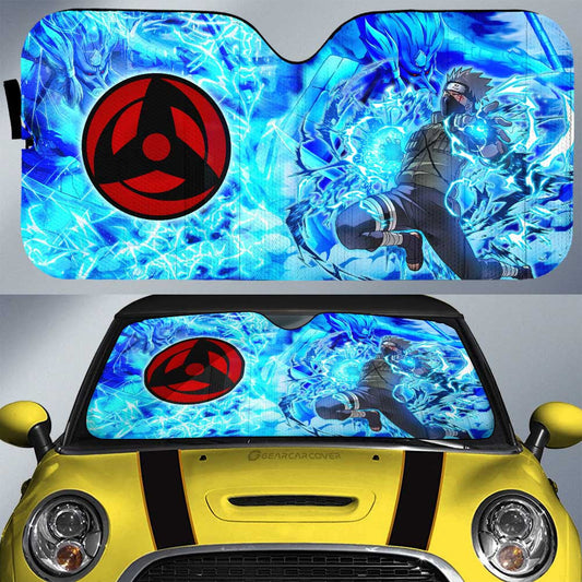 Kakashi Car Sunshade Custom Sharingan Eye Car Accessories - Gearcarcover - 1