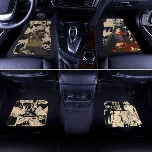 Kakashi and Itachi Car Floor Mats Custom Anime Car Accessories - Gearcarcover - 2