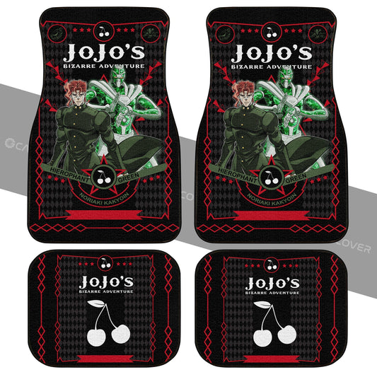 Kakyoin Noriaki Car Floor Mats Custom Anime JoJo's Bizarre Car Accessories - Gearcarcover - 2