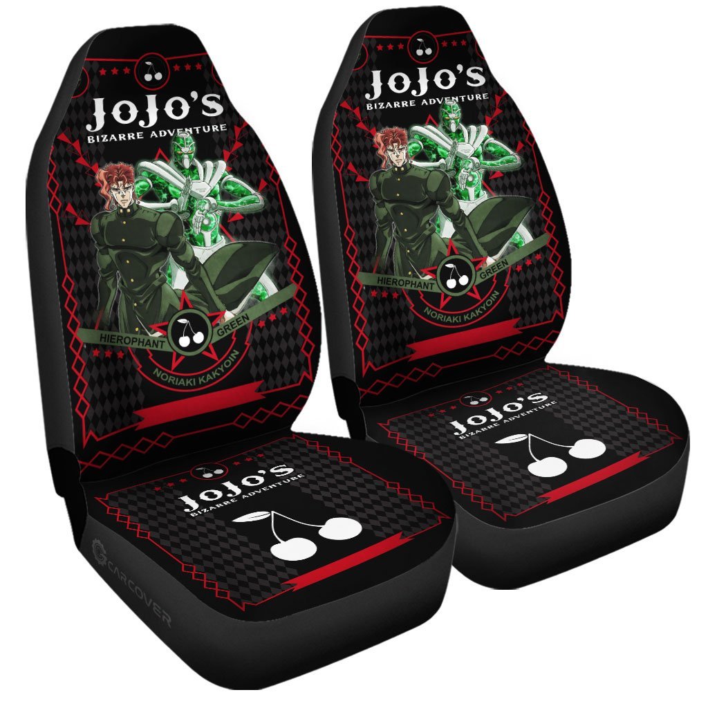 Kakyoin Noriaki Car Seat Covers Custom Anime JoJo's Bizarre Car Accessories - Gearcarcover - 3