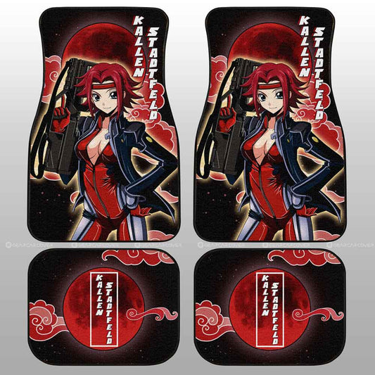 Kallen Stadtfeld Car Floor Mats Custom One Punch Man Anime Car Accessories - Gearcarcover - 2