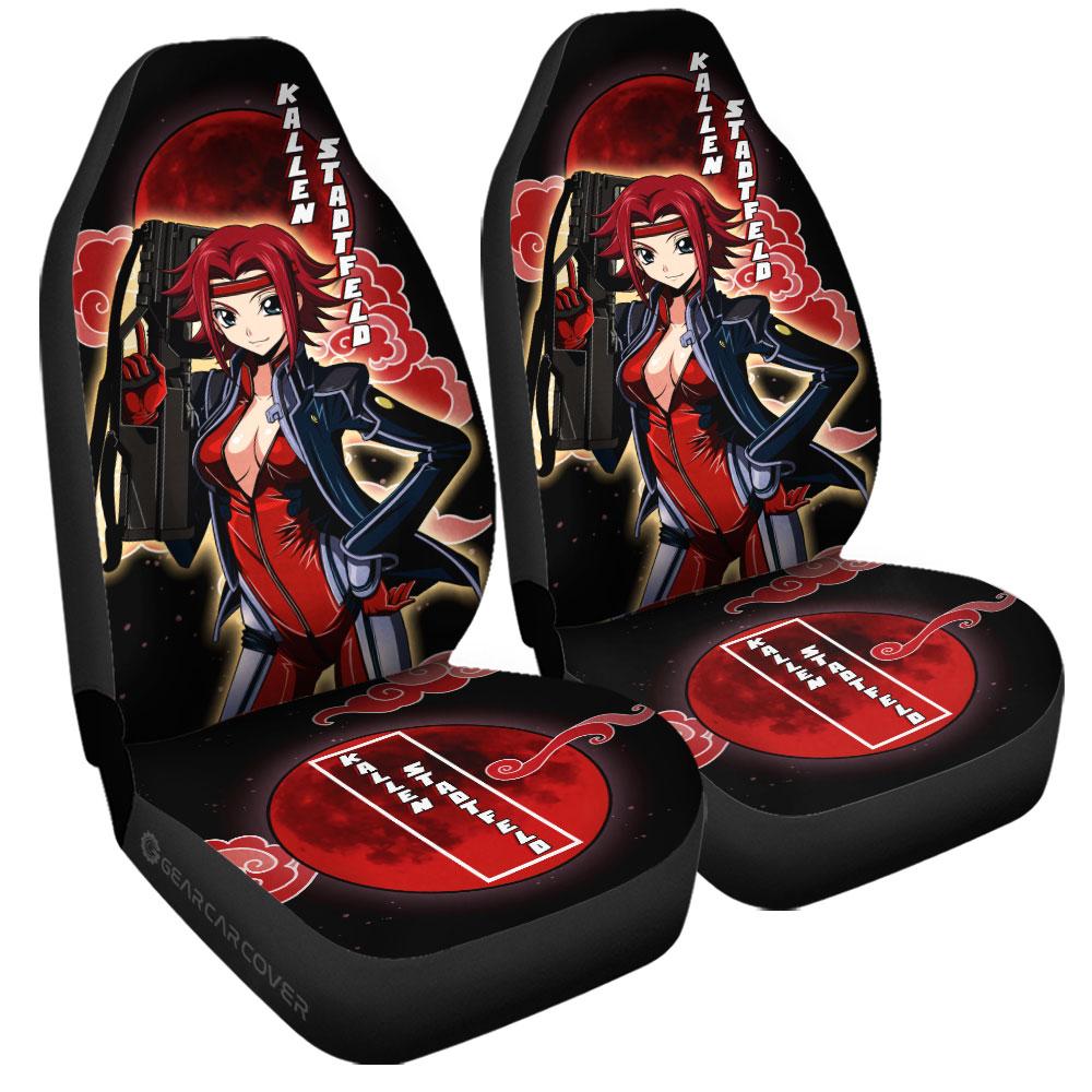 Kallen Stadtfeld Car Seat Covers Custom One Punch Man Anime Car Accessories - Gearcarcover - 3