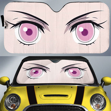 Kamado Nezuko Car Sunshade Custom Demon Slayer Anime Car Accessories For Fans - Gearcarcover - 1