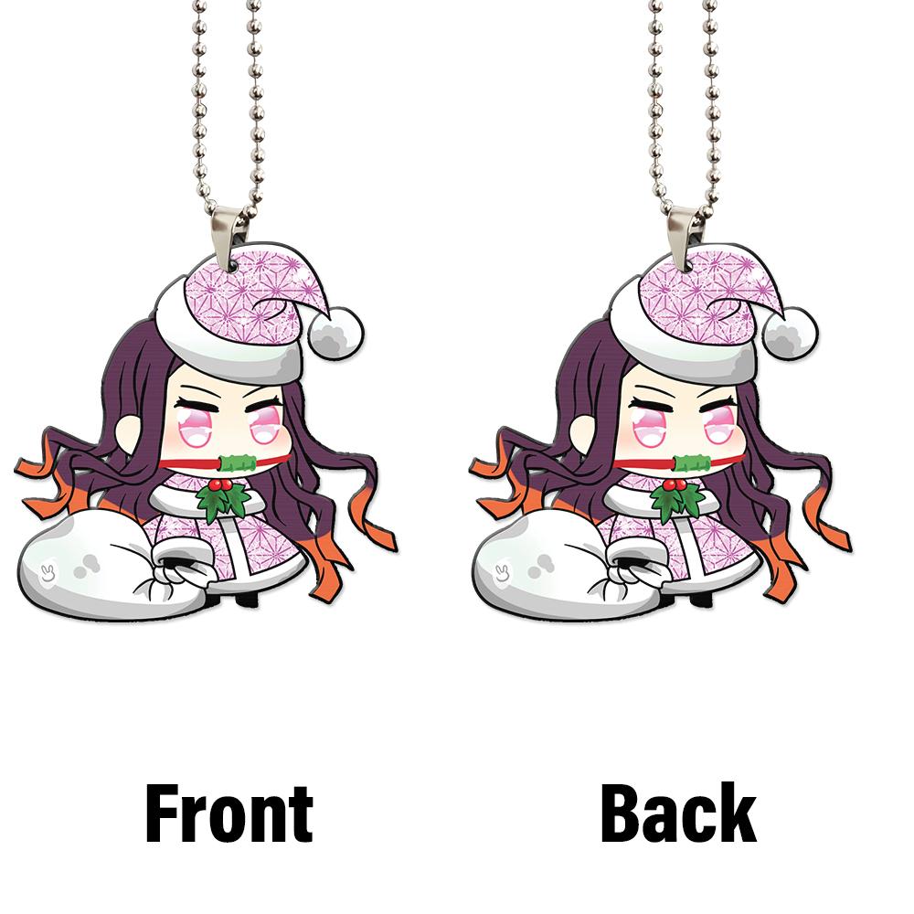 Kamado Nezuko Christmas Ornament Custom Anime Demon Slayer Car Accessories - Gearcarcover - 4