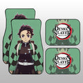 Kamado Tanjiro Car Floor Mats Custom Demon Slayer Anime - Gearcarcover - 1