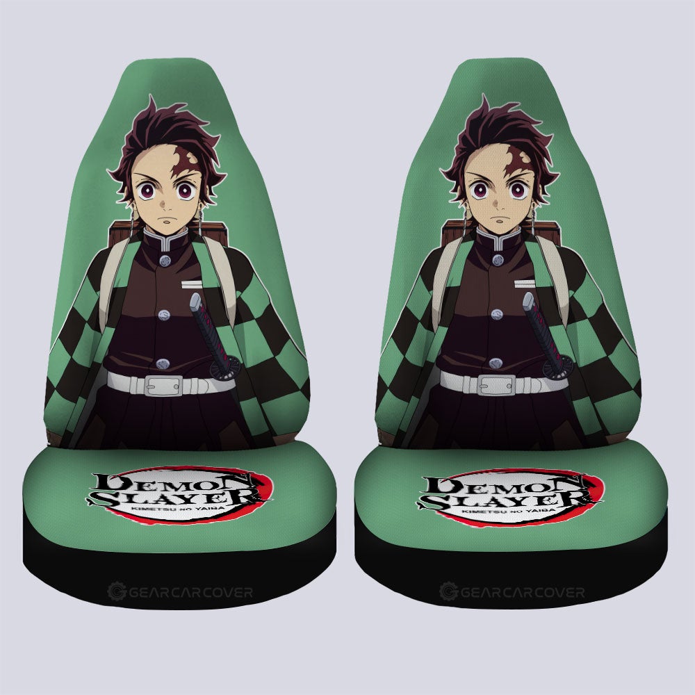 Kamado Tanjiro Car Seat Covers Custom Demon Slayer Anime - Gearcarcover - 4