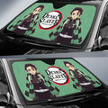 Kamado Tanjiro Car Sunshade Custom Demon Slayer Anime - Gearcarcover - 2