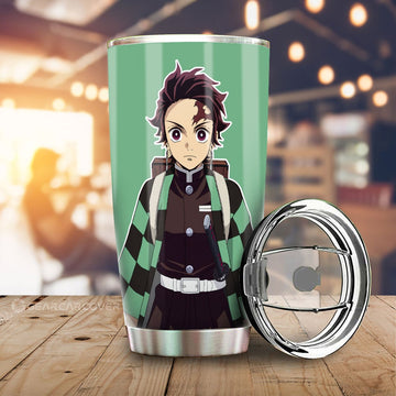 Kamado Tanjiro Tumbler Cup Custom Demon Slayer Anime - Gearcarcover - 1