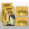 Kaminari Denki Car Floor Mats Custom My Hero Academia Car Accessories For Anime Fans - Gearcarcover - 1