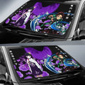 Kanao And Tanjiro Car Sunshade Custom Demon Slayer Anime Car Accessories - Gearcarcover - 2