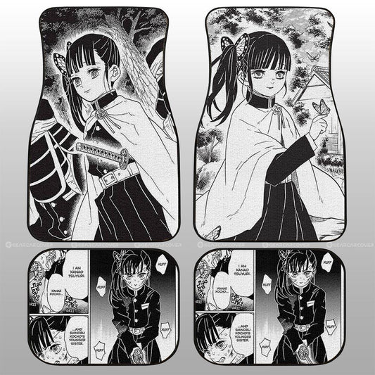 Kanao Car Floor Mats Custom Kimetsu No Yaiba Manga Car Accessories - Gearcarcover - 1