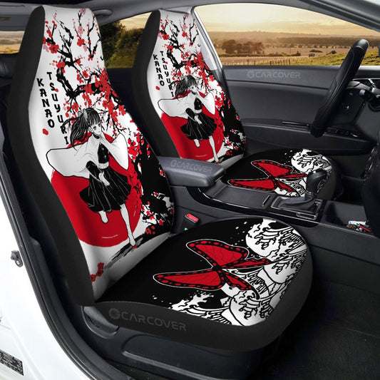 Kanao Car Seat Covers Custom Japan Style Demon Slayer Anime Car Accessories - Gearcarcover - 1