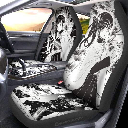 Kanao Car Seat Covers Custom Kimetsu No Yaiba Manga Car Accessories - Gearcarcover - 2