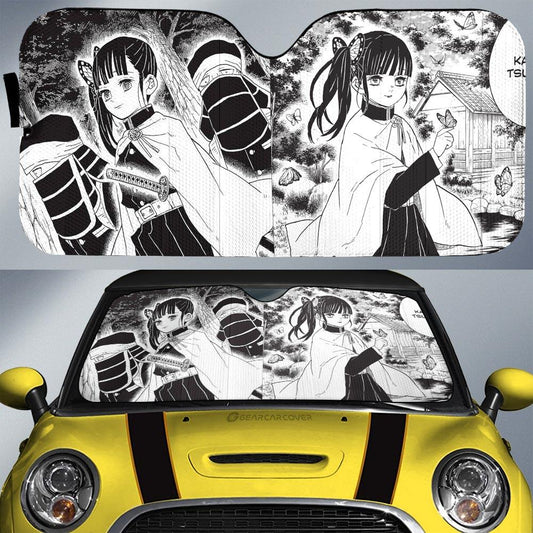 Kanao Car Sunshade Custom Kimetsu No Yaiba Manga Car Accessories - Gearcarcover - 1