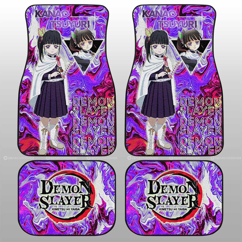 Kanao Tsuyuri Car Floor Mats Custom Demon Slayer Anime Car Accessories - Gearcarcover - 1