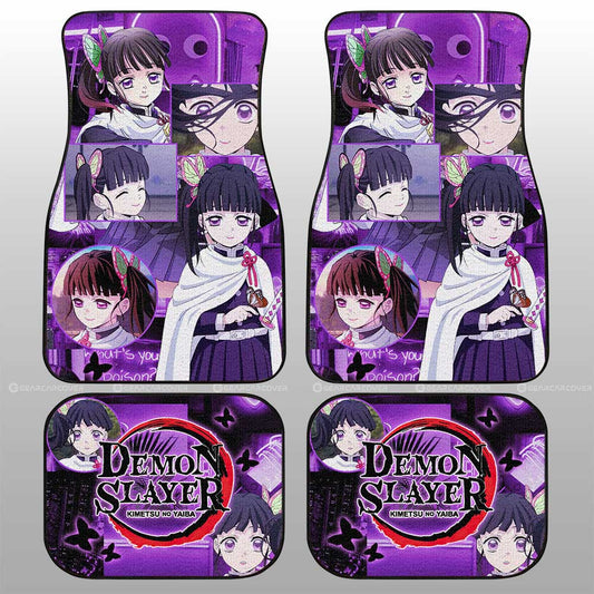 Kanao Tsuyuri Car Floor Mats Custom Demon Slayer Anime - Gearcarcover - 1