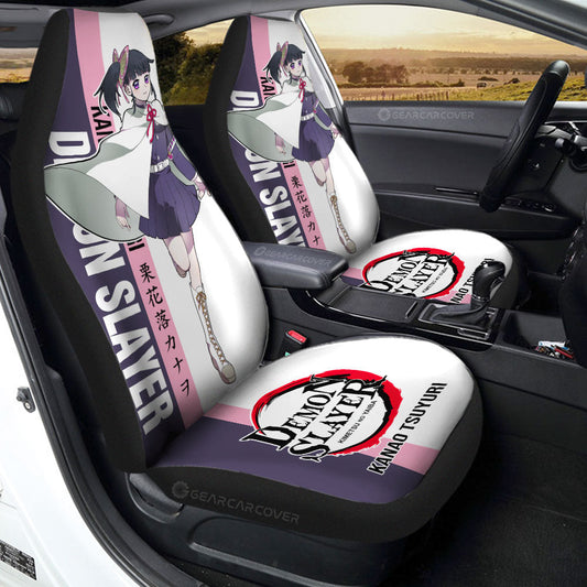 Kanao Tsuyuri Car Seat Covers Custom Demon Slayer Anime Car Accessories - Gearcarcover - 1