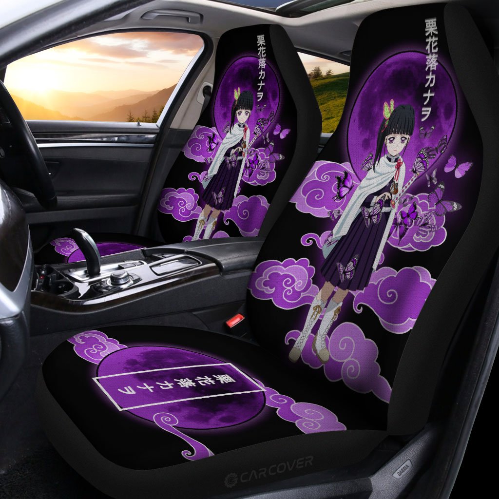 Kanao Tsuyuri Car Seat Covers Custom Demon Slayer Anime Car Interior Accessories - Gearcarcover - 2