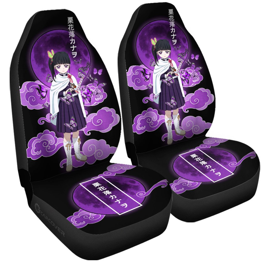 Kanao Tsuyuri Car Seat Covers Custom Demon Slayer Anime Car Interior Accessories - Gearcarcover - 3