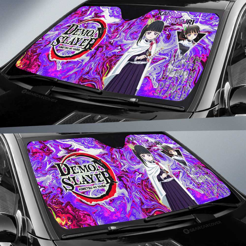 Kanao Tsuyuri Car Sunshade Custom Demon Slayer Anime Car Accessories - Gearcarcover - 3