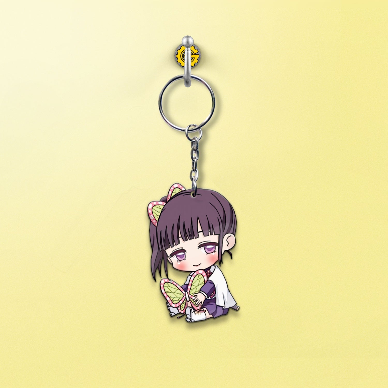 Kanao Tsuyuri Keychain Custom Demon Slayer Anime Car Accessories - Gearcarcover - 2