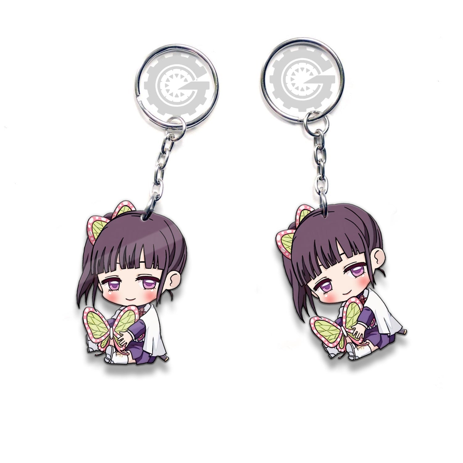 Kanao Tsuyuri Keychain Custom Demon Slayer Anime Car Accessories - Gearcarcover - 3