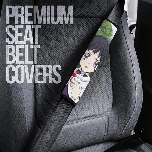 Kanao Tsuyuri Seat Belt Covers Custom Demon Slayer Anime Car Accessoriess - Gearcarcover - 2