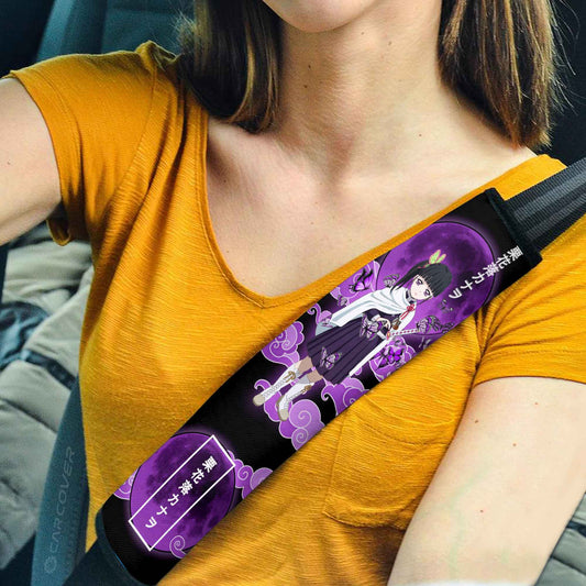 Kanao Tsuyuri Seat Belt Covers Custom Demon Slayer Anime Car Interior Accessories - Gearcarcover - 1