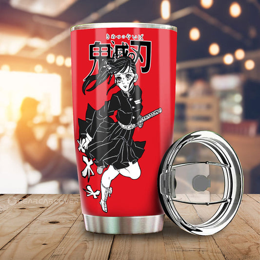 Kanao Tsuyuri Tumbler Cup Custom Demon Slayer Anime Car Accessories Manga Style For Fans - Gearcarcover - 1