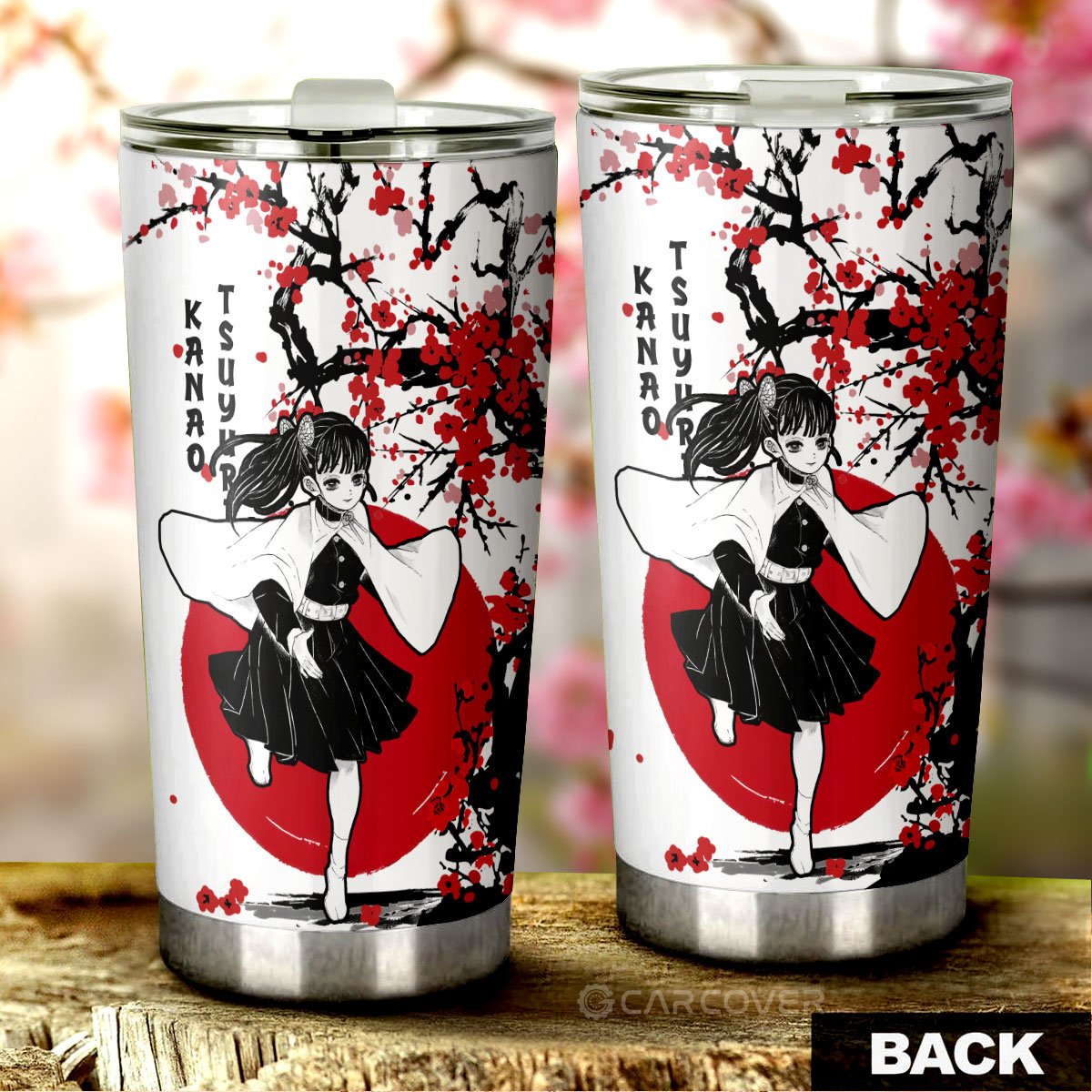 Kanao Tumbler Cup Custom Japan Style Demon Slayer Anime Car Accessories - Gearcarcover - 3