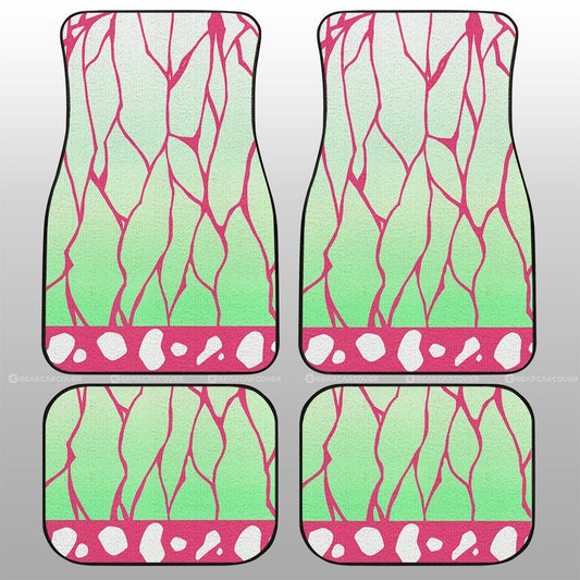 Kanao Uniform Car Floor Mats Custom Demon Slayer Anime Car Accessories - Gearcarcover - 2