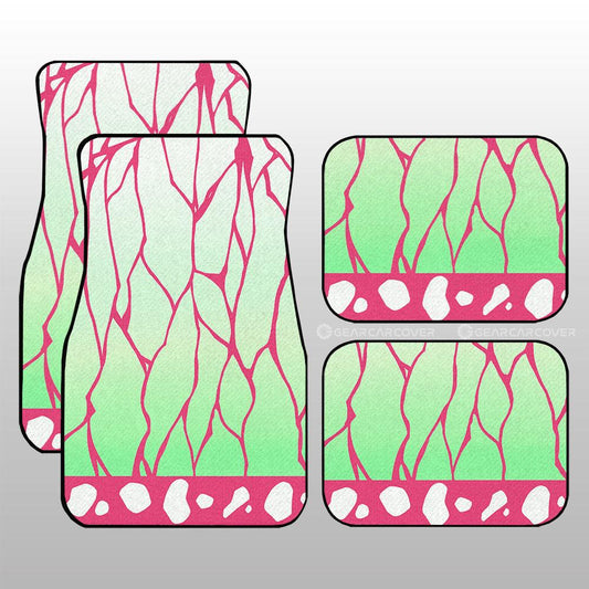 Kanao Uniform Car Floor Mats Custom Demon Slayer Anime Car Accessories - Gearcarcover - 1