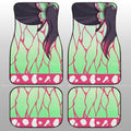 Kanao Uniform Car Floor Mats Custom Hairstyle Demon Slayer Anime Car Interior Accessories - Gearcarcover - 2