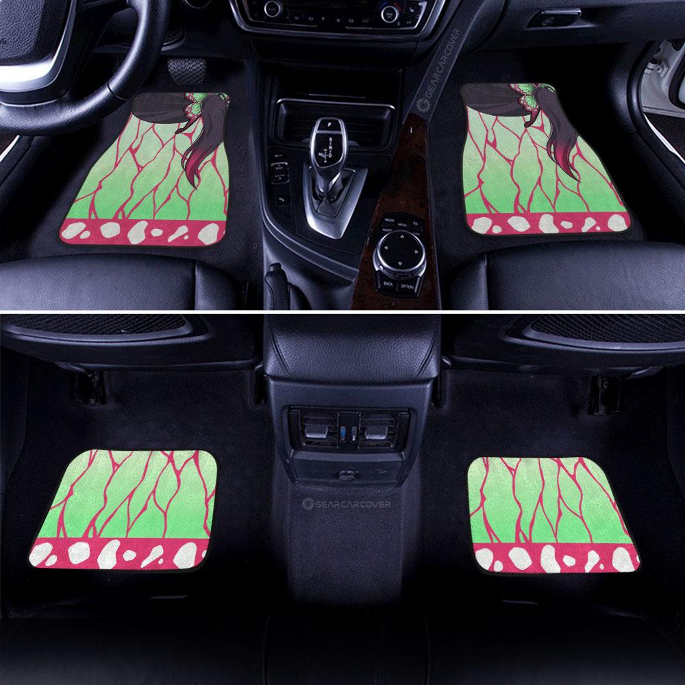 Kanao Uniform Car Floor Mats Custom Hairstyle Demon Slayer Anime Car Interior Accessories - Gearcarcover - 3