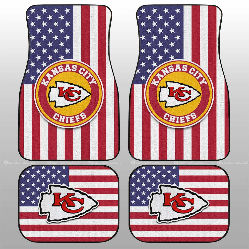 Kansas City Chiefs Car Floor Mats Custom Car Decor Accessories - Gearcarcover - 1