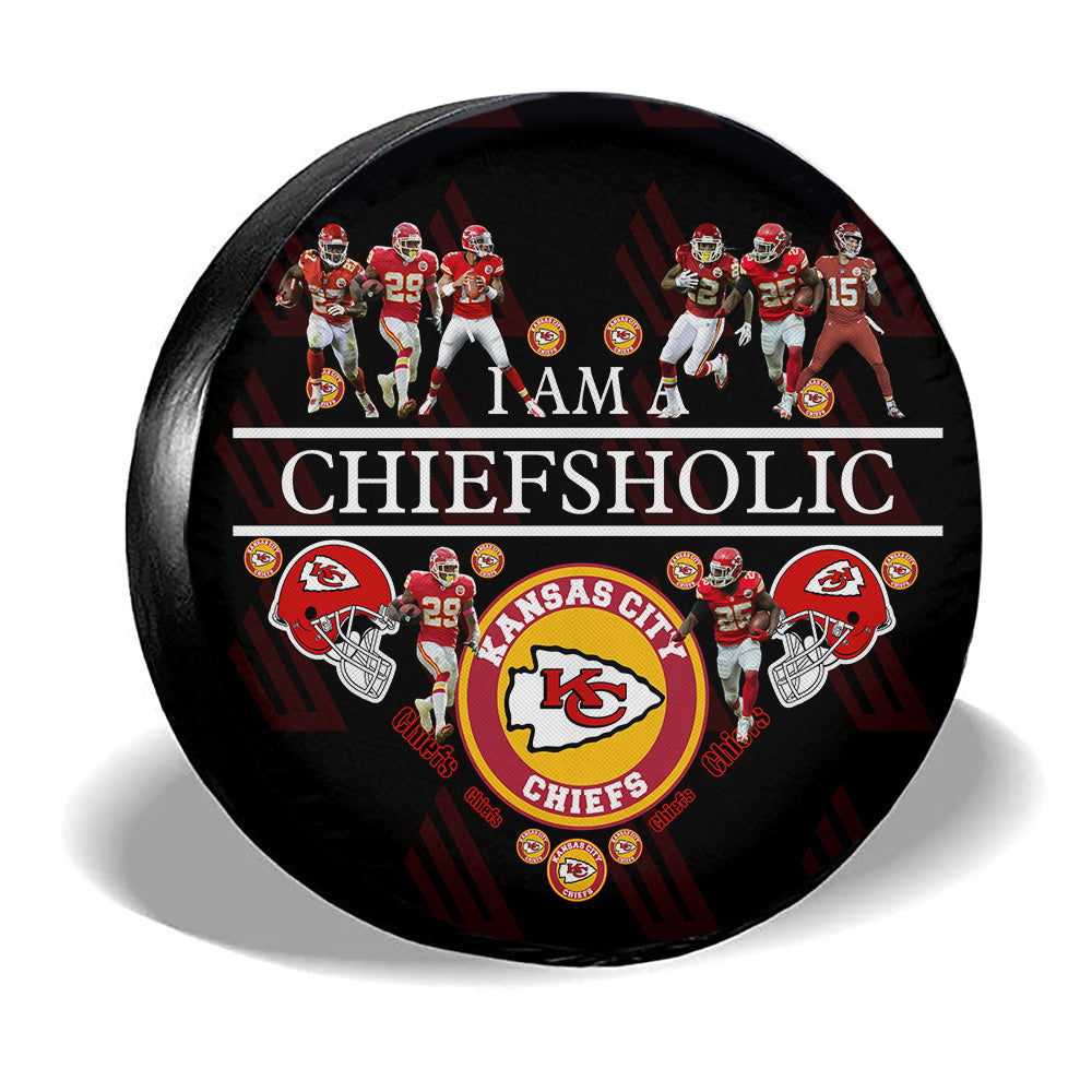 Kansas City Chiefs Spare Tire Covers Custom For Holic Fans - Gearcarcover - 3
