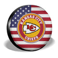 Kansas City Chiefs Spare Tire Covers Custom US Flag Style - Gearcarcover - 3