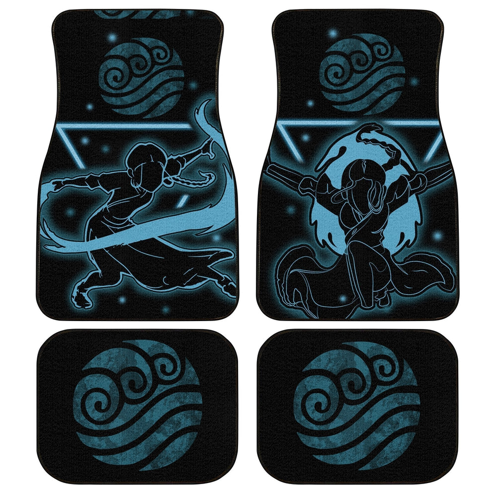 Katara Car Floor Mats Custom Avatar: The Last Airbender Anime - Gearcarcover - 1