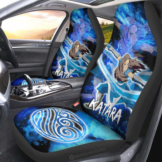 Katara Car Seat Covers Custom Avatar The Last Airbender Anime - Gearcarcover - 2