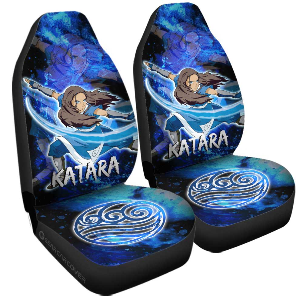 Katara Car Seat Covers Custom Avatar The Last Airbender Anime - Gearcarcover - 3