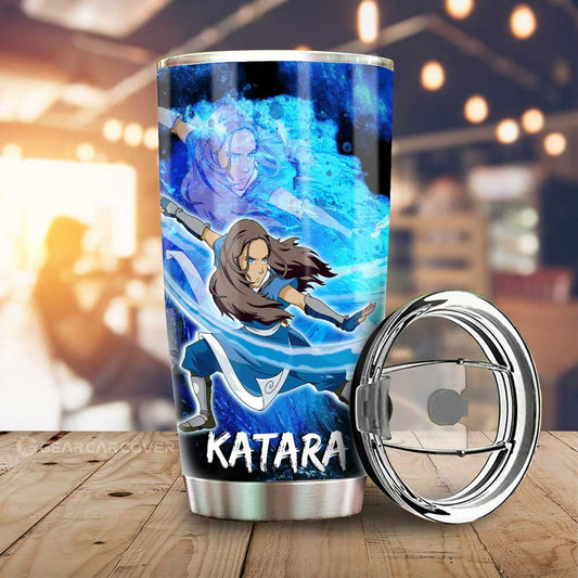 Katara Tumbler Cup Custom Avatar The Last Airbender Anime - Gearcarcover - 1