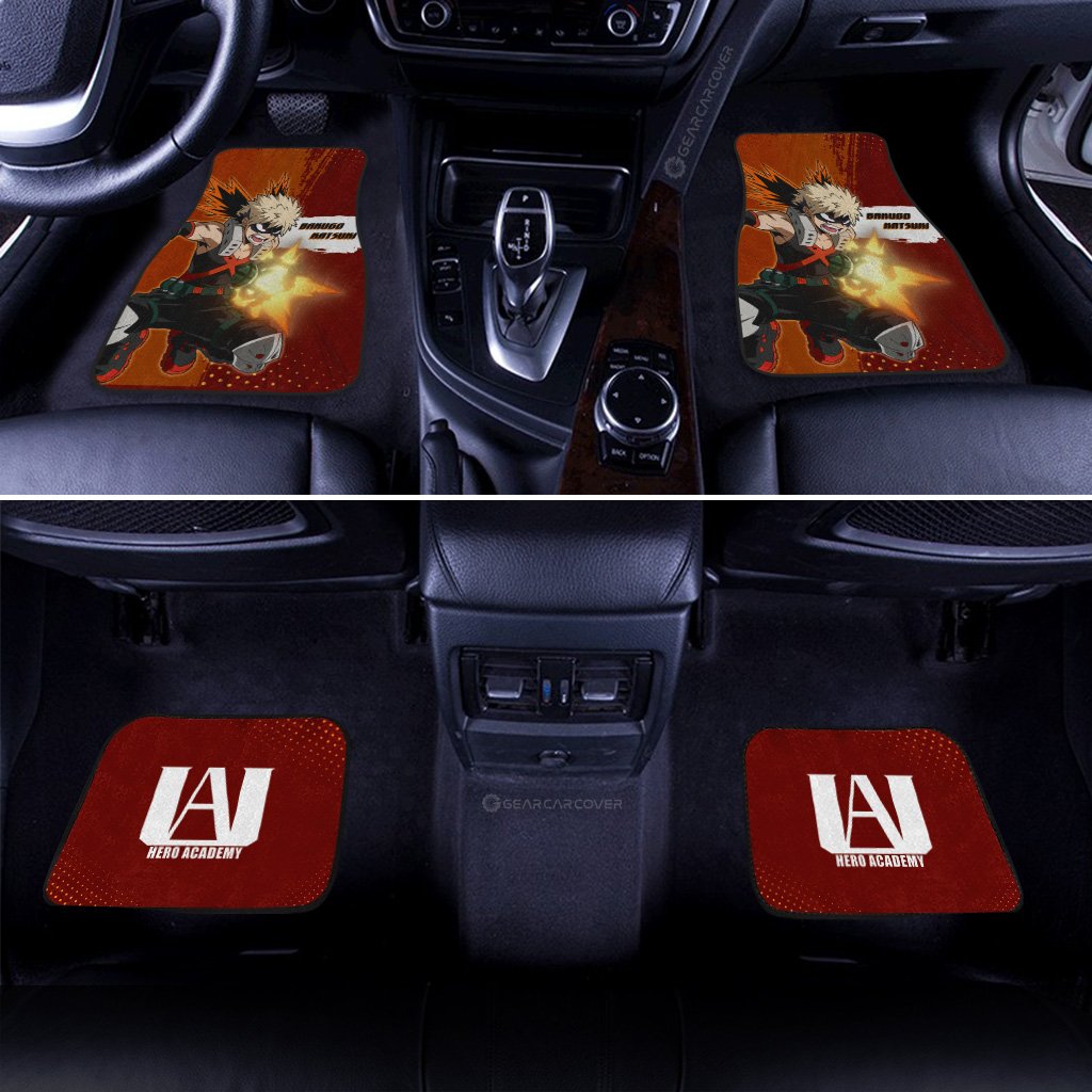 Katsuki Bakugo Car Floor Mats Custom For My Hero Academia Anime Fans - Gearcarcover - 3