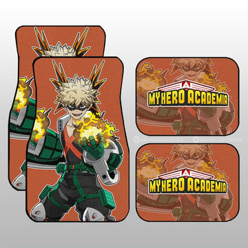 Katsuki Bakugo Car Floor Mats Custom My Hero Academia Anime - Gearcarcover - 1