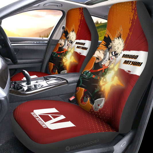 Katsuki Bakugo Car Seat Covers Custom For My Hero Academia Anime Fans - Gearcarcover - 2