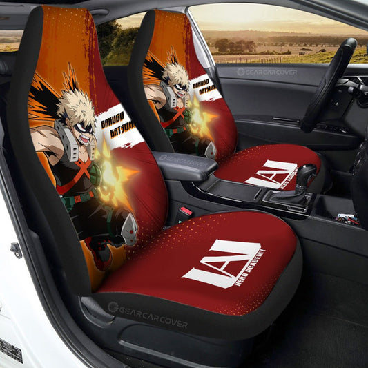 Katsuki Bakugo Car Seat Covers Custom For My Hero Academia Anime Fans - Gearcarcover - 1