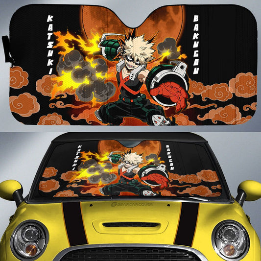 Katsuki Bakugo Car Sunshade Custom My Hero Academia Anime Car Accessories - Gearcarcover - 1