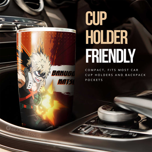 Katsuki Bakugo Tumbler Cup Custom For My Hero Academia Anime Fans - Gearcarcover - 2