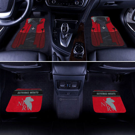 Katsuragi Misato Car Floor Mats Custom NGE Car Interior Accessories - Gearcarcover - 2
